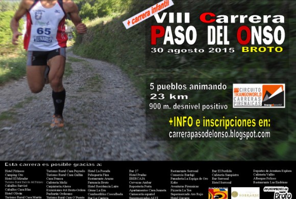 Carrera Paso del Onso, 23 km y 900 m D+