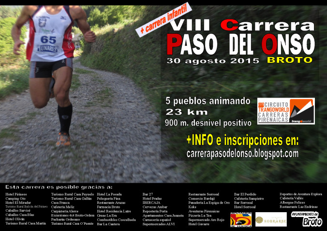 Carrera Paso del Onso, 23 km y 900 m D+